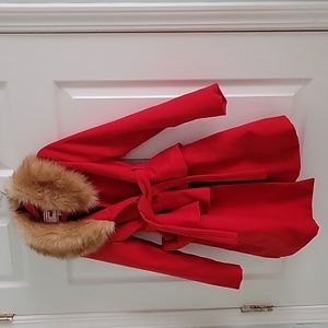 Janie and Jack Red Coat